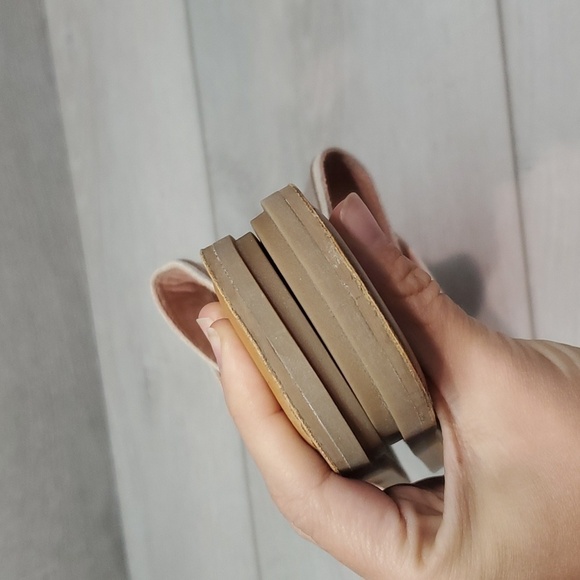 Toms Women Viv Rose Gold Slide Crisscross Sandals Flats shoes sz 10 - Picture 8 of 12